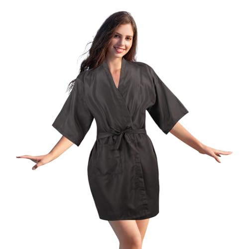 Salon Client Gown with Adjustable Tie - Hair Cutting Barber Cape