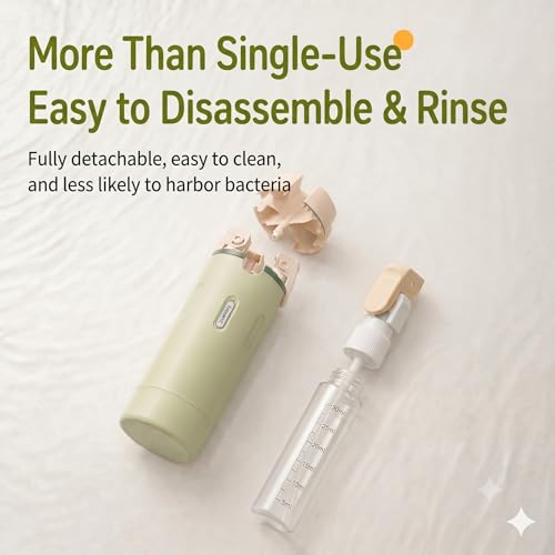 Aida & Hani 4-in-1 Travel Dispenser Bottles, 30ml Leak-Proof