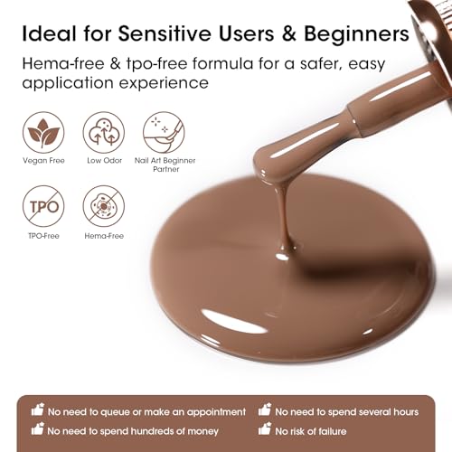 GELLEN Quiet Luxury Nude 5-in-1 Pro Bio Gel Nail Polish - One Step