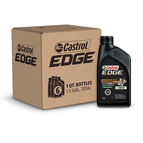 Castrol Edge Extended Performance 5W-30 Advanced Full Synthetic Motor Oil, 5 Quarts, Pack of 3