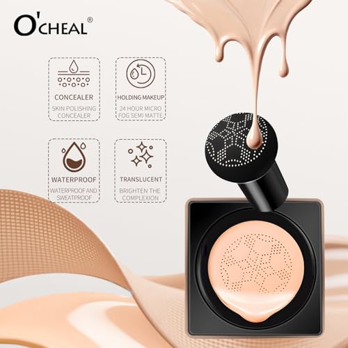 O'CHEAL Mushroom Head CC Cream Foundation - Deep Shade