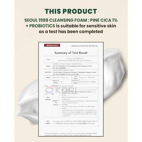 K-SECRET SEOUL 1988 Cica Cleansing Foam ? Deep Pore Cleansing & Soothing Care | Daily Facial Cleanser for Sensitive Skin | Korean Skincare, 150ml / 5.07 fl oz