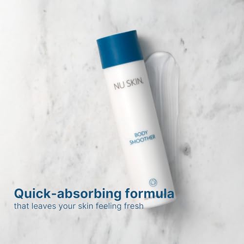 Nu Skin Body Smoother | Luxurious Moisture-Locking Body Lotion with Aloe Vera, Algae Extract, Vitamins A and E for Optimal Skin Nourishment and Hydration | Quick-Absorbing Formula | 8.4 Fl Oz | 2 Pack