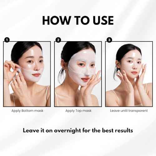 Hydrogel Collagen Korean Face Mask 5+5 EA Luxury Skin Care (AntiWrinkle, Vegan Mucin) (Variety 10)
