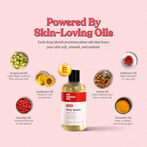 Her Fantasy Box Yummy Body Splash Oil – Hydrating Moisturizer