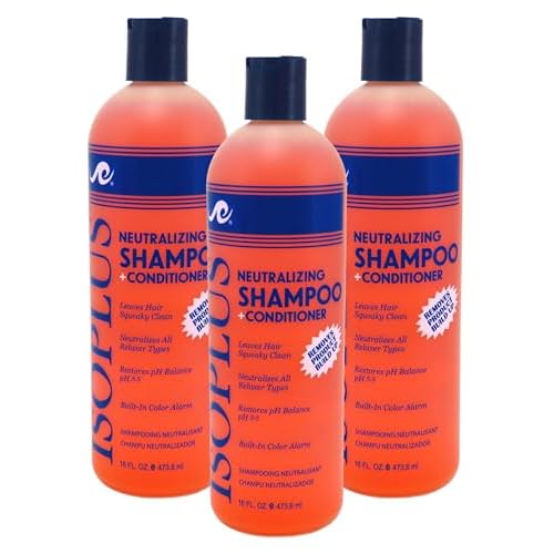 Isoplus Neutralizing Shampoo + Conditioner 16 Ounce (473ml) (3 Pack)