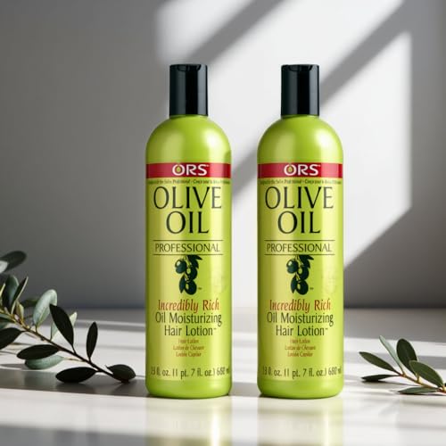 ORS Olive Oil Professional Incredibly Rich Oil Moisturizing Hair Lotion 23 Ounce (Pack of 2)