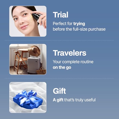 Meditherapy Gentle Boost Kit ? Korean Skin Care Set with Retinal & Hyaluronic Acid Serum & Squalane Moisturizer, Anti-Aging & Hydrating Routine, Beginner-Friendly, Travel & Gift