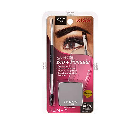 iEnvy All-In-One Brow Pomade Ebony - Waterproof, Long-Lasting