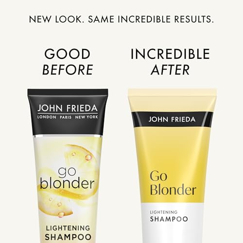John Frieda Go Blonder Lightening Shampoo, Blonde Shampoo, 8.3 fl oz