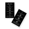 50 Pack Eyebrow Tinting Aftercare Cards 2x3.5 inch