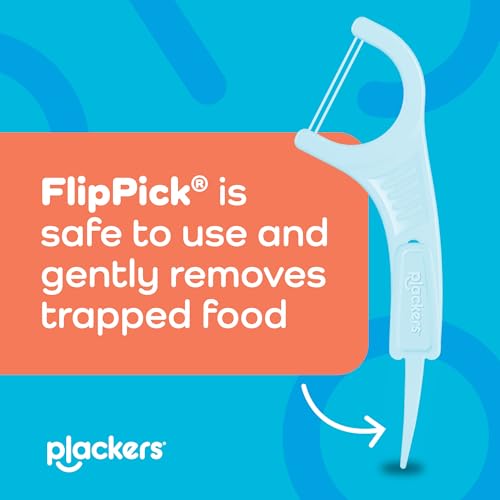 Plackers Twin Line Floss Picks, Intense Mint Dental Flossers, 300 Count
