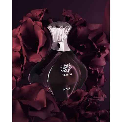 Afnan Turathi Purple Eau de Parfum for Women, 3.0 Fl. Oz