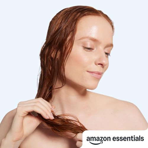 Amazon Basics Soft & Sleek Anti-Frizz Hair Conditioner 28oz - Argan Oil & Silk Proteins