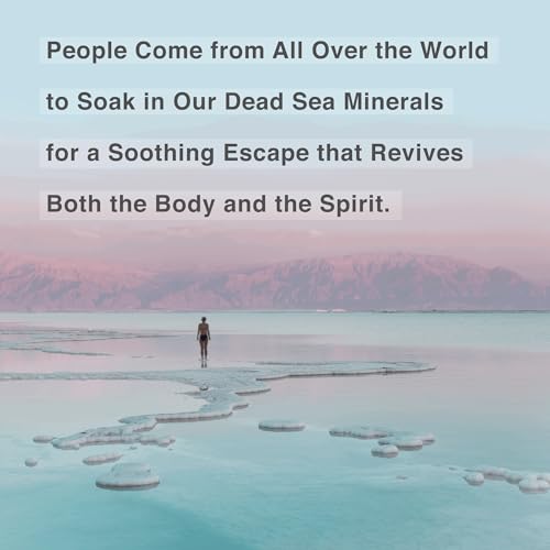 100% Pure Dead Sea Salt Bath Soak - 5Lb Fine Granules, Exfoliating Minerals