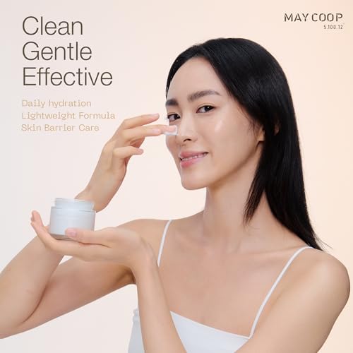 MAY COOP Raw Moisturizer Face Cream | Korean Skincare, Daily Hydrating Cream | 69% Maple Sap, Softening, Nourishing, Lightweight Gel, Vegan, Sensitive Skin, Anti-Aging