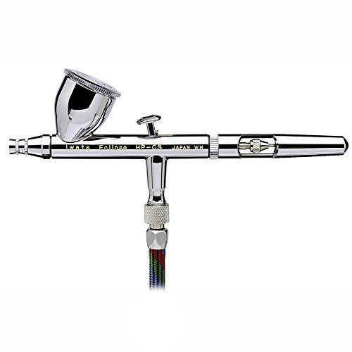 Iwata Eclipse HP-CS Gravity Feed Airbrush Kit with Silver Jet Compressor