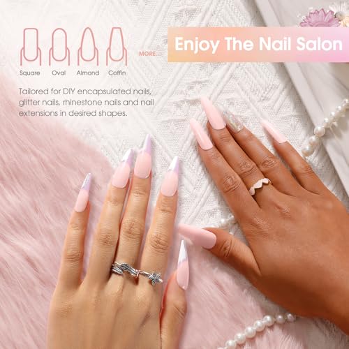ROSALIND Soft Pink Poly Nail Gel 2oz - UV/LED Builder Extension Gel