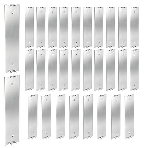 Navellon 1.5x6 Inch Steel Nail Plates for Wood Studs, Pack of 30 - Stud Guard Shield