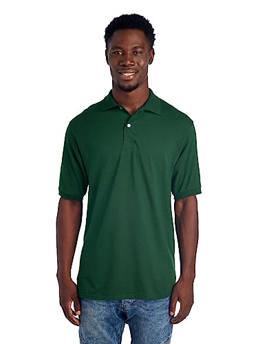 Jerzees Adult SpotShield™ Jersey Polo,Forest Green,S