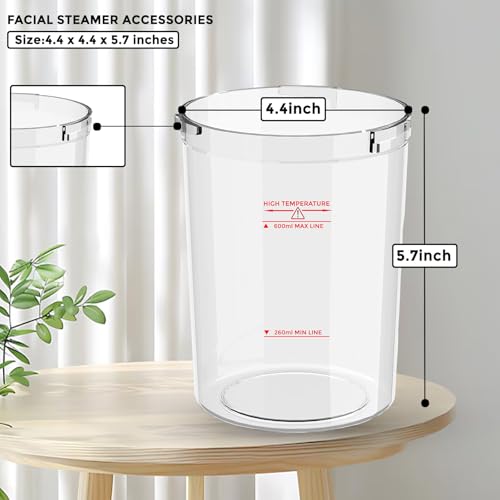 Water Jar for Facial Steamer - Large Capacity Replacement