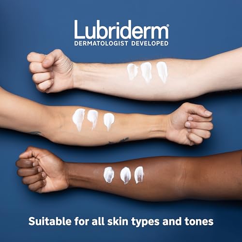 Lubriderm Intense Skin Repair Moisturizing Hand & Body Lotion + Pro-Ceramide, 48-Hour Hydration for Rough, Dry, & Sensitive Skin, Non-Greasy, Hypoallergenic, Lightly Scented, 16 fl. oz