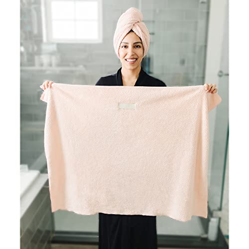 ROLSHOL Microfiber Hair Towel Wrap, 27 x 39 in, 2-Pack