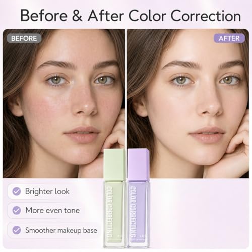 Color Correcting Primer Stick - Green & Purple Concealer Base