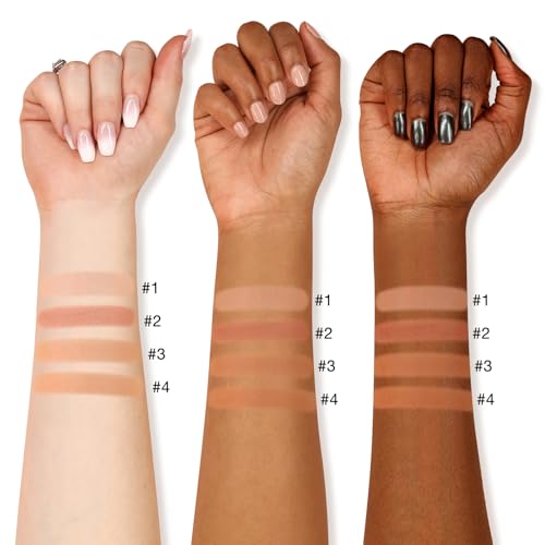 Boobeen Soft Matte Bronzer, Contour Palette for Face, Bronzing & Blush Powder for Contouring, Long-lasting & Buildable Bronzed Shimmer