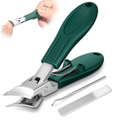 Eagle Beak Nail Clipper Set - Ultra Sharp Stainless Steel, 3-Piece for Thick & Ingrown Toenails