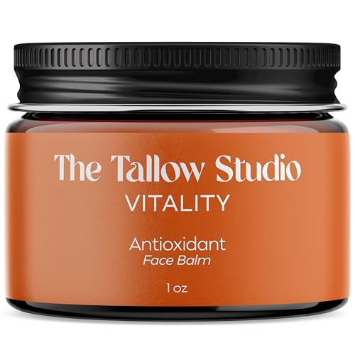 Antioxidant Tallow Face Balm - 100% Grass Fed & Organic | Handmade in Small Batches (1oz)