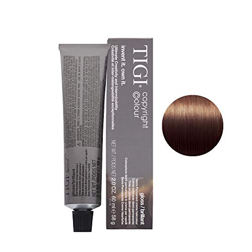 TIGI Colour Gloss Creme Hair Color for Unisex, No. 4/30 Golden Natural Brown, 2 Ounce