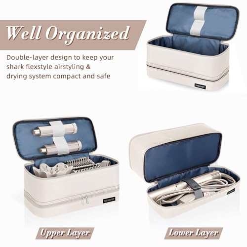 Shark Flexstyle Storage Case – Double Layer Carrying Organizer