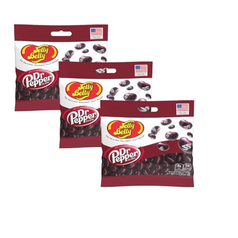 Jelly Belly Dr. Pepper Jelly Beans - 3 Pack, 3.5 oz Each