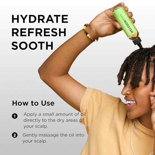 Style Factor LockBOOSTER Scalp Moisturizing Oil ? Lightweight Hydration with Peppermint & Tea Tree Oil for revitalizing Braids, Locs & Twists ? Soothes, Nourishes and Supports Scalp Care ? 4 oz