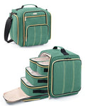 Large Travel Makeup Bag with 4 Removable Pockets
