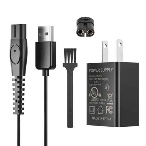 5V Fast Charger Fit for Philips Norelco One Blade QP2724 QP2834 QP1324 QP4631 QP6542 QP6552 QP4530 QP1924 MG7910 MG5910 MG9510 MG9525 Fit for Phillips One Blade Trimmer Electric Shaver Razor