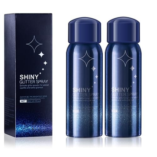 Body Glitter Spray - 2 Pcs Festival & Party Shimmer Makeup