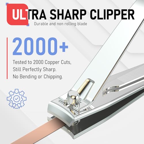 Premium Stainless Steel Nail Clipper Set with File