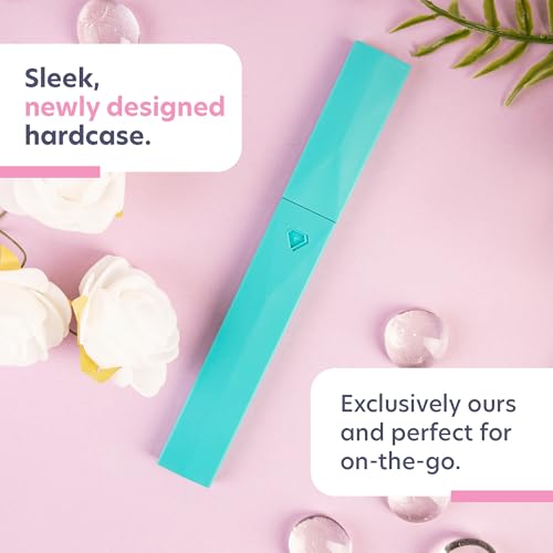 Czech Glass Nail File with Case - Gentle Crystal File for Natural Nails