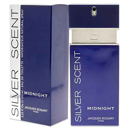 Jacques Bogart Silver Scent Midnight Men EDT Spray 3.3 oz