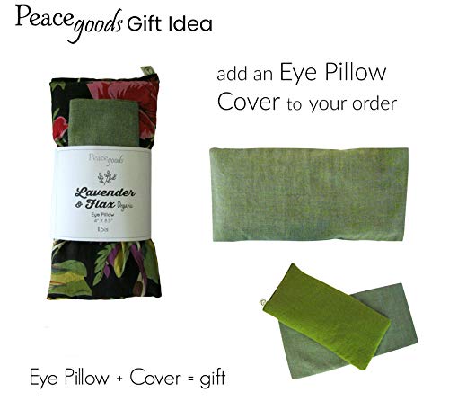 Organic Flax Seed Eye Pillows (Set of 4) - Unscented Cotton Flannel