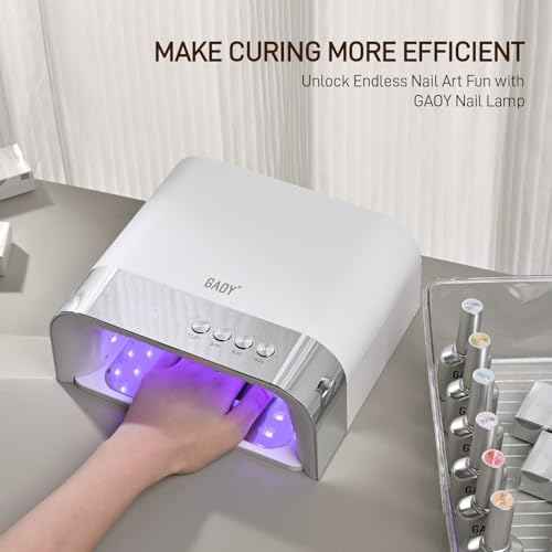 GAOY Professional UV Nail Lamp, Big Cavity Design for Long Nails, 36 LED Fast Curing Light with Infrared Sensor for Salon Gel and Acrylic Polish