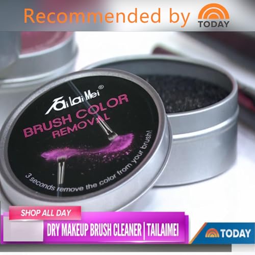 TailaiMei Makeup Brush Cleaner Sponge, 2 Pack