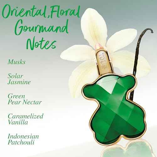 TOUS LoveMe The Emerald Elixir Parfum for Women, Sophisticated Floral Oriental Perfume Fragrance with Notes of Vanilla, Jasmine and Musk. Long-Lasting Scent, for Everyday Wear, 3 Fl Oz