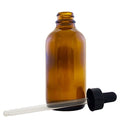 GreenHealth 4 oz Amber Glass Dropper Bottle with Leak-Proof Glass Pipette