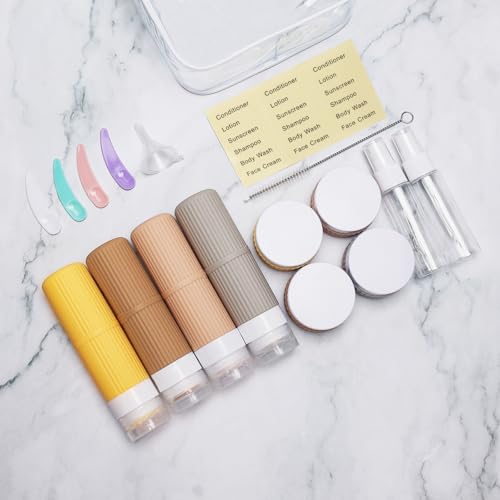 JessLab 16 Pack TSA-Approved Travel Bottles & Containers