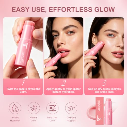 Vult PDRN Pink Collagen Stick Multi Balm - 2PCS Face Eye Lip