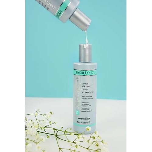 Pharmagel Hydro2 Xy 10 Lifting and Firming Concentrate Moisturizer | AHA and BHA Facial and Body Lotion | Rapid Absorption with Stabilized Oxygen - 8.5 fl. oz.