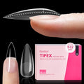 Beetles Tipex Instant Apex Nail Tips, Medium Stiletto, 512pcs 16 Sizes
